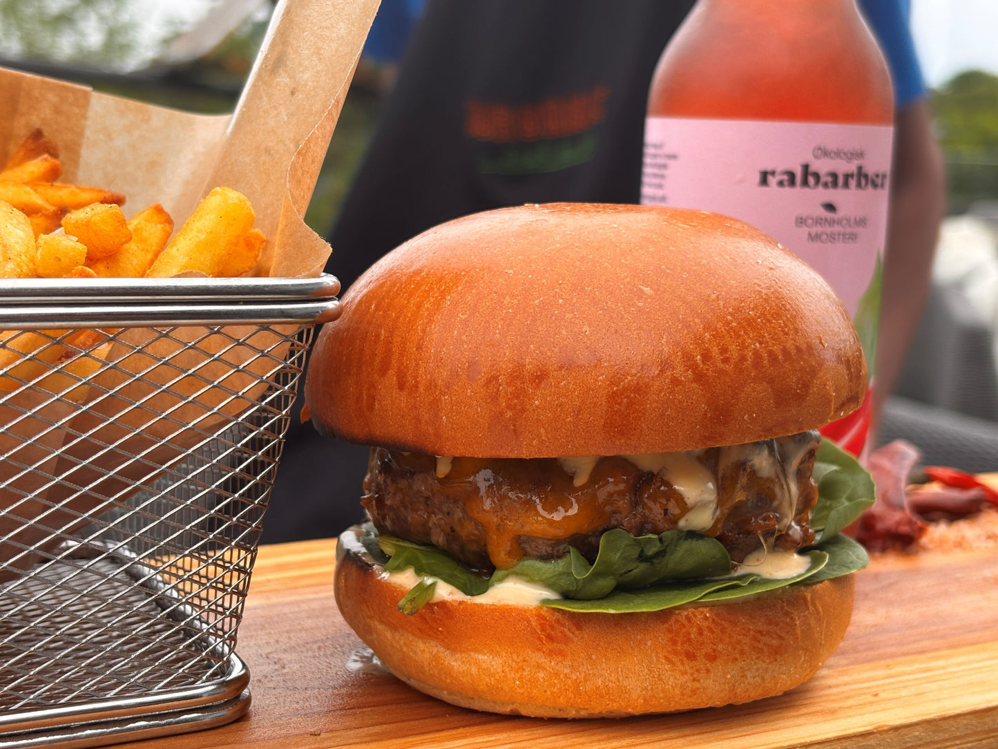 Graes & Gas - Oksekød Burger Combo