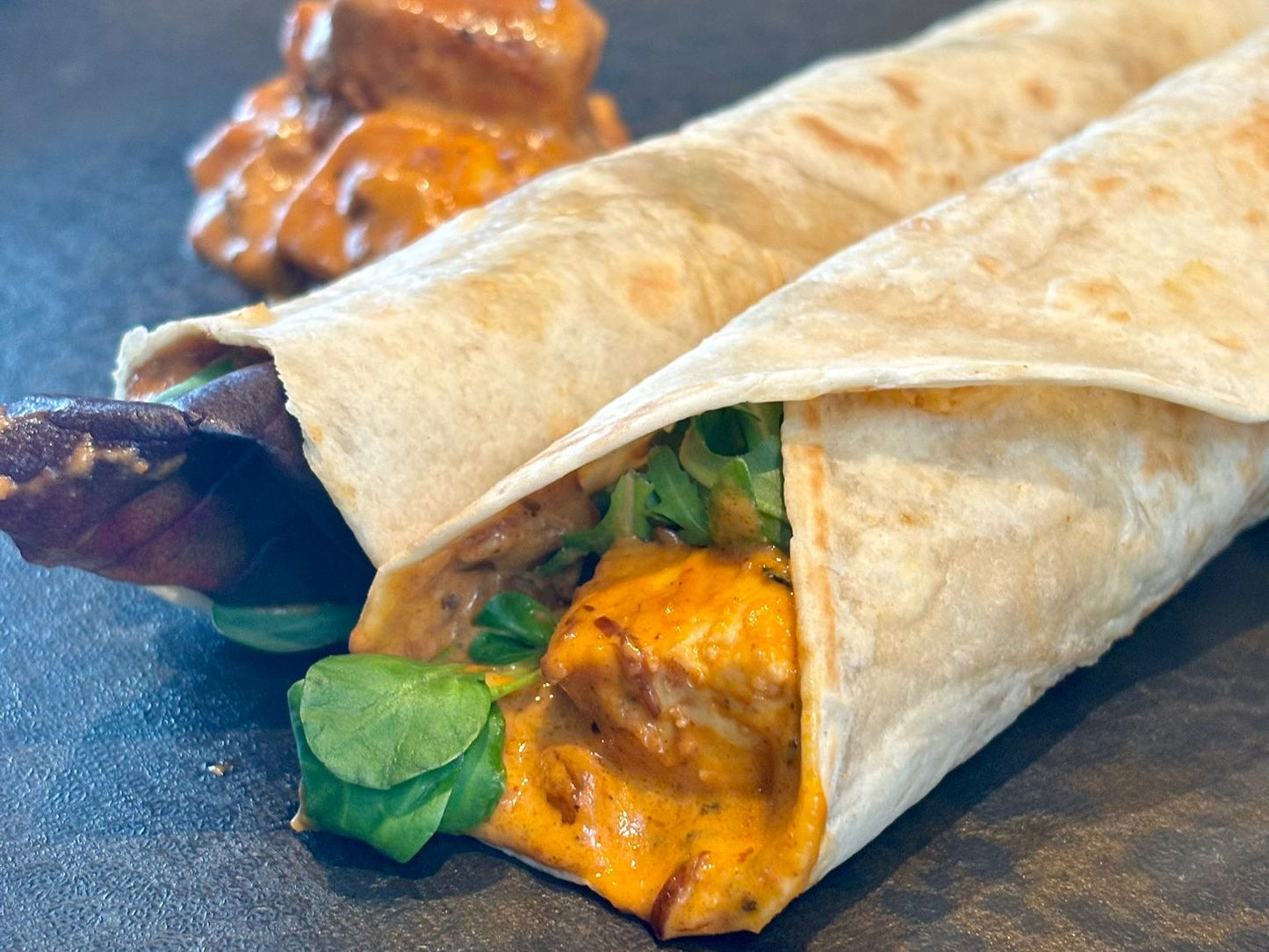 Butter Paneer (Cottage Cheese) Wrap