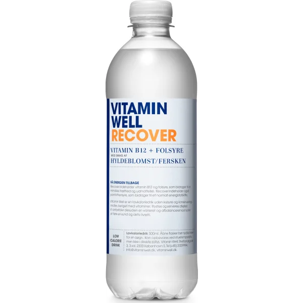 Vitamin Well Recover Hyldeblomst/Fersken 0.5 L